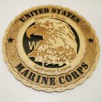 12" and 18" Marine Corps Weapons and Tactics Wall Tribute - Image 2
