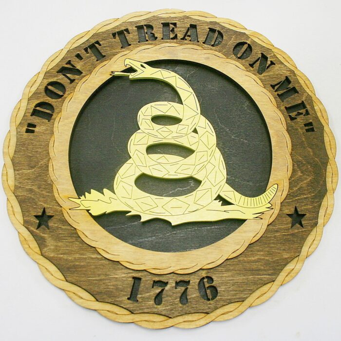 12" and 18" "Don't Tread On Me" Wall Tribute - Image 1
