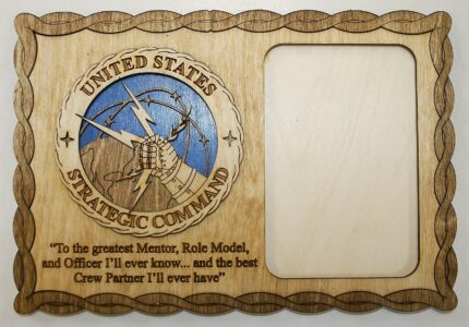 Custom 8x12" Air Force Strategic Command Picture Frame - FREE SHIPPING