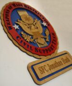 12" x 9"   Civil Support Team Wall Tribute - Image 2