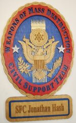 12" x 9"   Civil Support Team Wall Tribute - Image 3