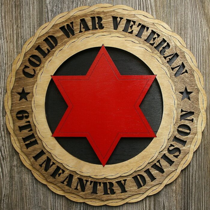 12" and 18" 6th Infantry Division Wall Tribute - Image 1