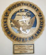 12" and 18" Department of the Navy Wall Tribute - Image 2
