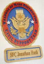 12" x 9"   Civil Support Team Wall Tribute - Image 4