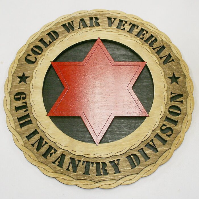 12" and 18" 6th Infantry Division Wall Tribute - Image 2