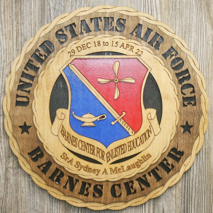 12" and 18" Air Force Barnes Center Wall Tribute - Image 4