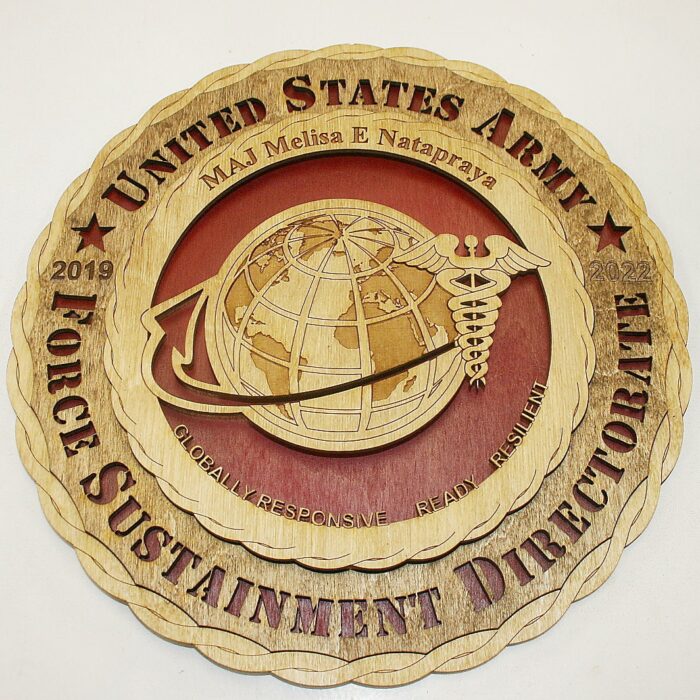 12" and 18" USAMMDA Wall Tribute - Image 1