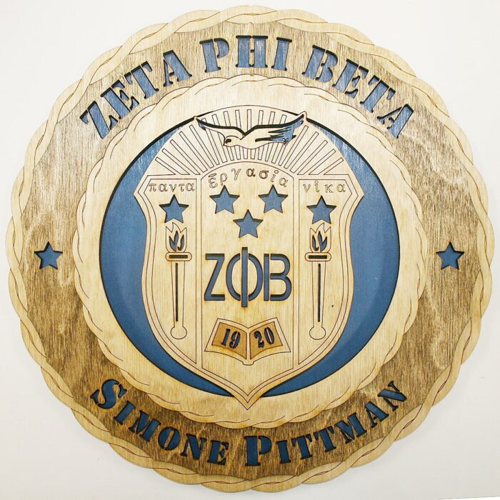12" and 18" Zeta Phi Beta Wall Tribute - Image 2