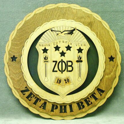 12" and 18" Zeta Phi Beta Wall Tribute