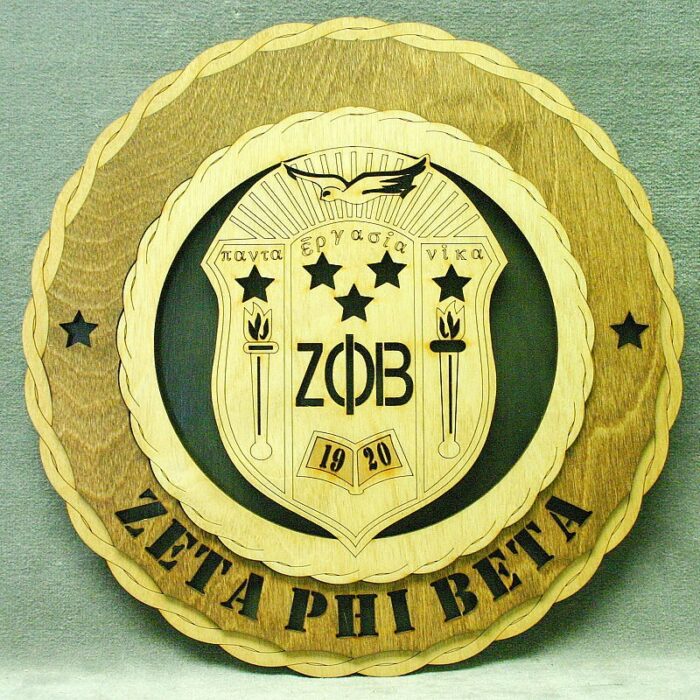 12" and 18" Zeta Phi Beta Wall Tribute - Image 1