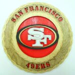12" and 18" San Francisco 49ers NFL Plaque