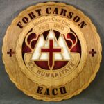 Custom 12"or 18" Wood Army Fort Carson EACH Wall Tribute - Image 2