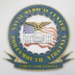 Custom 12" Wood Navy Medical Center Wall Tribute - FREE SHIPPING - Image 2