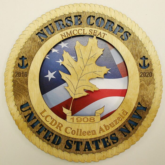 12" and 18"  Navy Nurse Corps Wall Tribute - Image 4