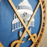 Navy Ceremonial Guard Wall Tribute with  placard - Image 3