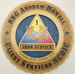 U S Army Iron Justice Wall Tribute