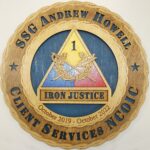 U S Army Iron Justice Wall Tribute