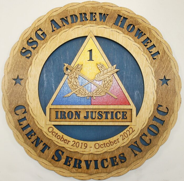 U S Army Iron Justice Wall Tribute - Image 1