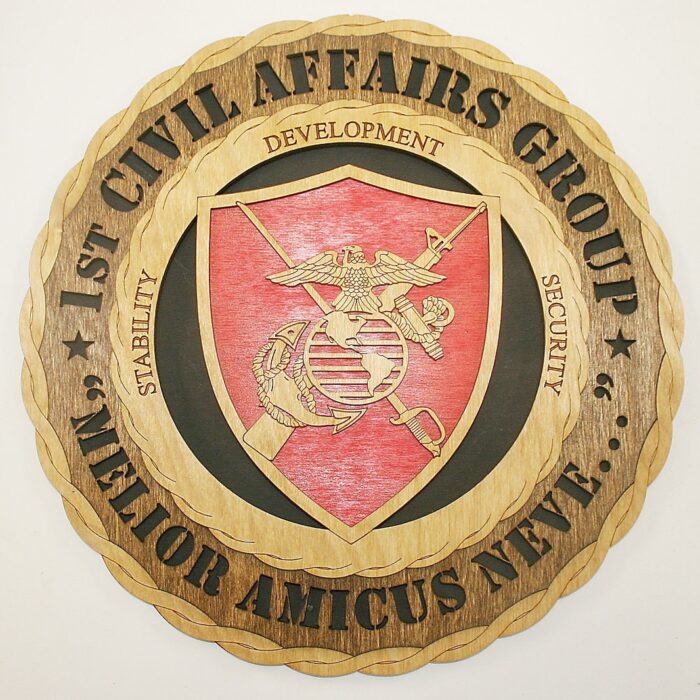Marine Corps 1st Civil Affairs Group Wall Tribute - Image 1