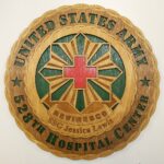 Army 528th Hospital Center Wall Tribute