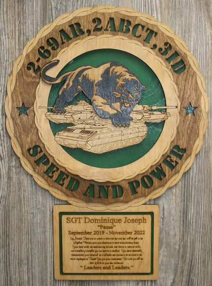 Army 69th Armor Wall Tribute