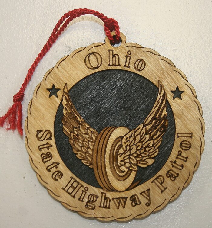 Ohio State Highway Patrol Ornament - Image 2