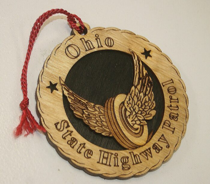 Ohio State Highway Patrol Ornament - Image 3