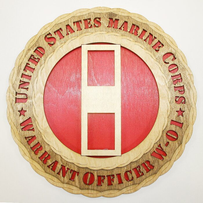 Marine WO1 Warrant Officer Wall Tribute - Image 1