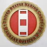 Marine Corps WO4 Warrant officer Rank Wall Tribute