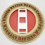 Marine Corps WO4 Warrant officer Rank Wall Tribute - Image 4