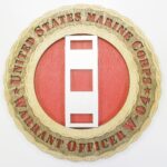 Marine Corps WO4 Warrant officer Rank Wall Tribute - Image 5