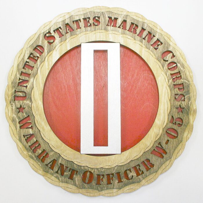 Marine Corps WO5 Warrant Officer Rank Wall Tribute - Image 4