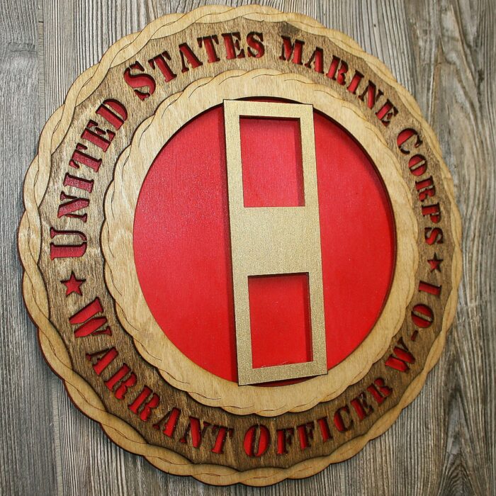 Marine WO1 Warrant Officer Wall Tribute - Image 2