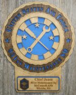 Air Force 931st Maintenance Squadron Wall Tribute