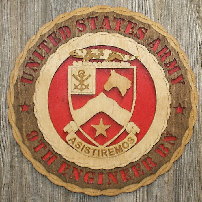 Army 9th Engineer BN Wall Tribute - Image 1