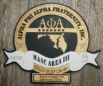 Custom 12"or 18" Alpha Phi Alpha - MAAC Area III Wall Tribute