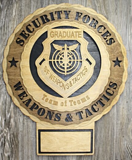 Security Forces Weapons and Tactics Jumbo Wall Tribute
