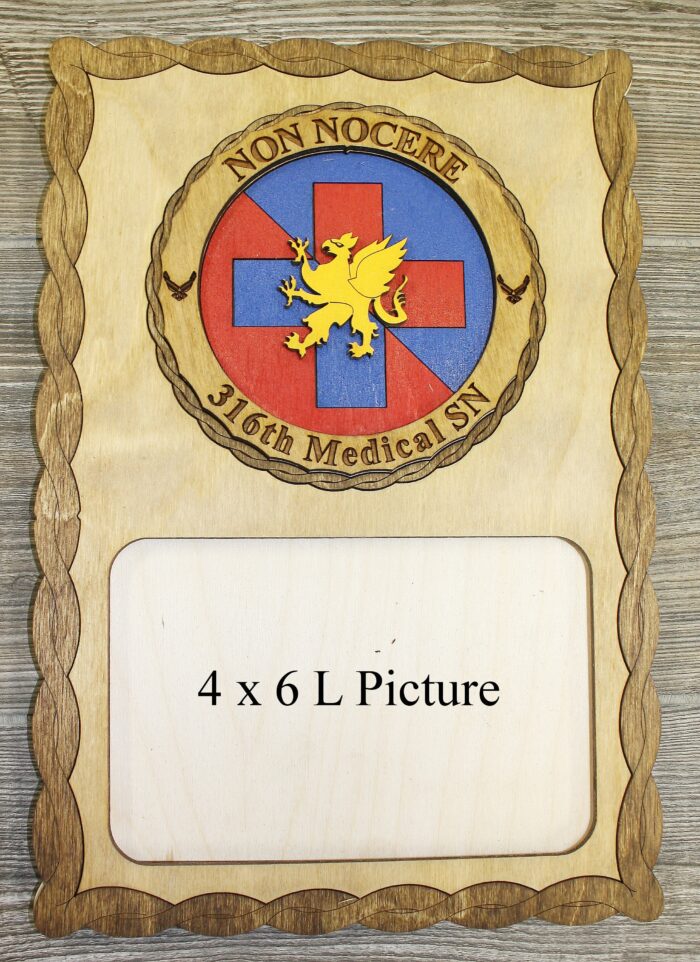Custom 8x12" 316th Medical SDN Picture Frame - FREE SHIPPING - Image 1