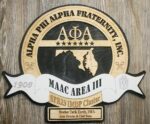 Custom 12"or 18" Alpha Phi Alpha - Upsilon Lambda Fraternity Wall Tribute - Image 3