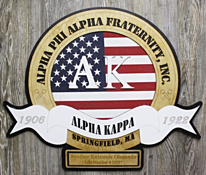 Custom 12"or 18" Alpha Phi Alpha - MAAC Area III Wall Tribute - Image 3
