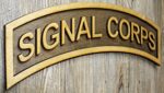 Large 18 inch Signal Corps Tab