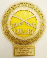 Custom 12" or 18" Army Cavalry Wall Tribute - Image 3