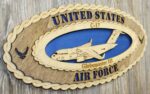 United states Air Force C17 Large Oval Wall Tribute - Image 2
