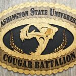 Washington State Cougars Large Oval Wall Tribute