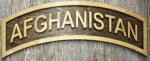 Large 18 inch Afghanistan Tab