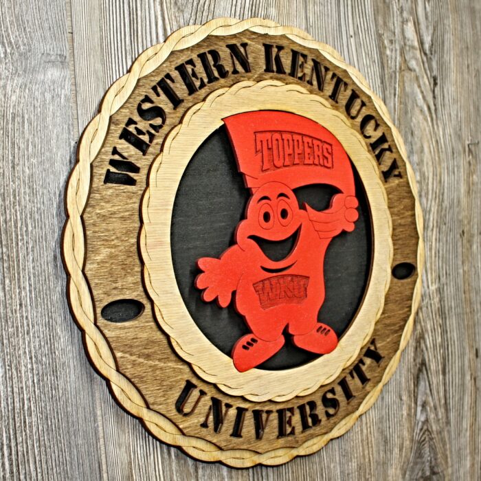 Western KY Big Red w/Towel Wall Tribute - Image 2