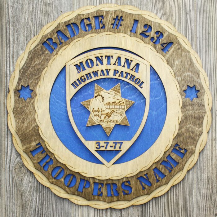 Montana State Police Wall Tribute - Image 1