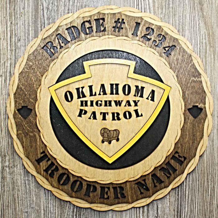 Oklahoma State Police Wall Tribute - Image 1