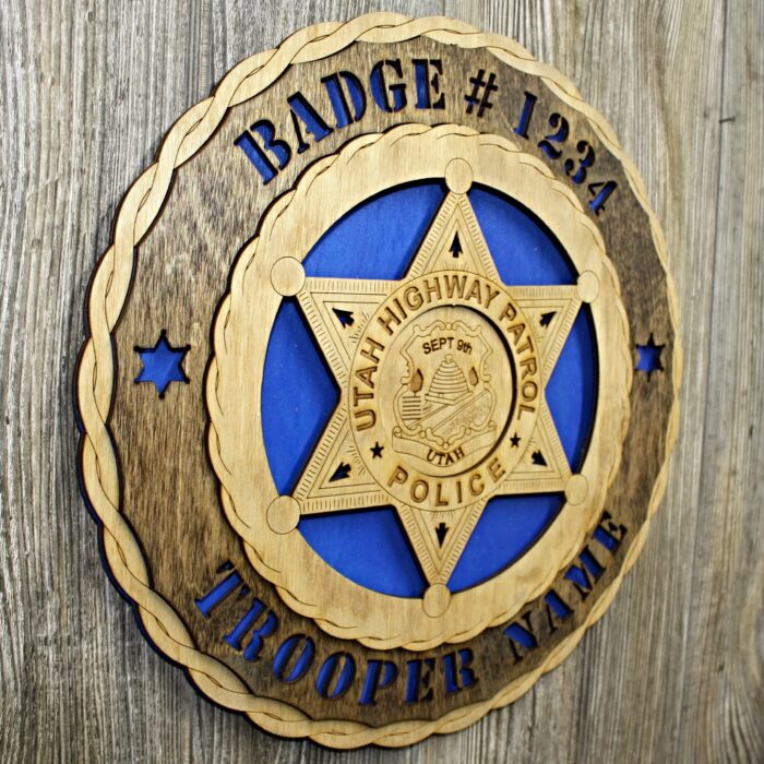 Utah State Police Wall Tribute - Image 1