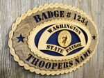 Washington State Police Wall Tribute - All 50 State Trooper Plaques Available !!! - Image 2